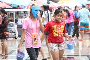 Water Festival girls in Thailand