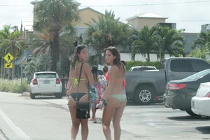 Beach and bikini girls