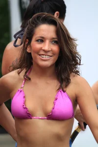 Various sexy girls at car washes in bikinis