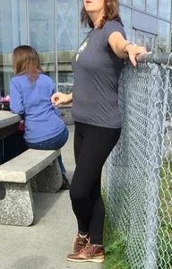 Candid girls in leggings and tights