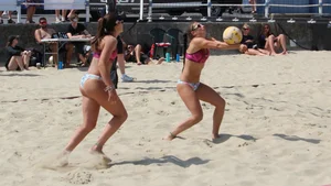 Weymouth beach volleyball girls  2019