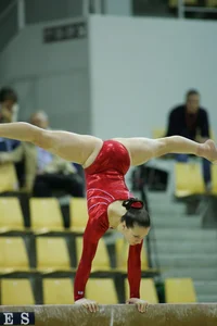 Candid gymnastics girls