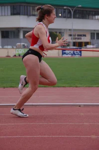 Candid track and field girls