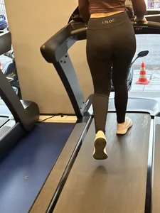 Blonde HourglASS treadmilling