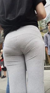 Sexy teen with panties showing through