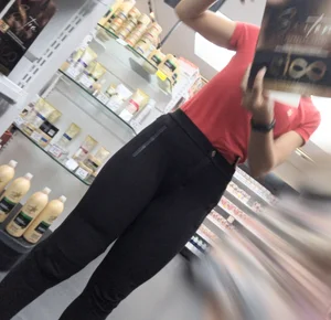 Cosmetic store saleswoman