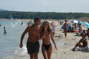Sexy girls on nude beach Promorsk in Bulgaria