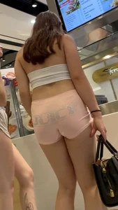 Asian Rocking The Pink Juicy Shorts