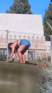 Suntanning 101 PAWG in Thong