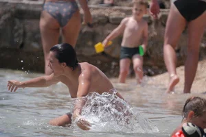 Croatia nude beach females, mostly mature