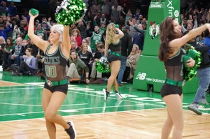 Candid cheerleaders