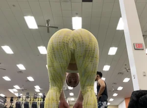 TINY PETITE TEEN YELLOW LEGGINGS   GOD TIER  ️