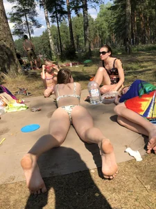 Gorgeous Tall And Skinny Girl With Long Legs Walking Out of the Water And Lying With Spread Legs on the Beach Creepshots Gallery