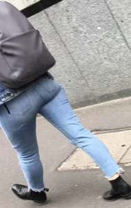 Cute little blonde bum