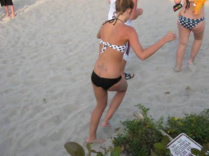 Mix of candid girls at the beach and in bikinis