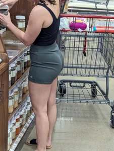 White chicks in green shorts