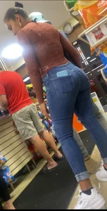 Latina ass in tight jeans