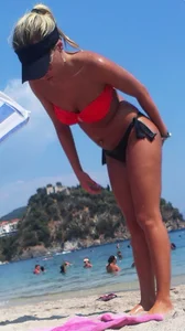 Milf in thong bikinis