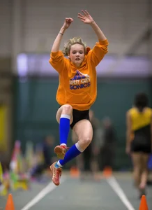 Canadian girls at an Alberta track and field tournament