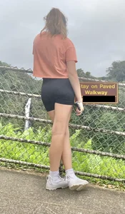 Gym short close-up