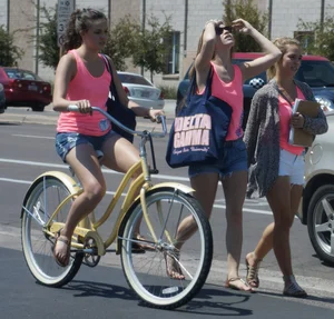 Riding Bikes in Summer