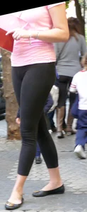 Almost camel toe but mound in leggings with some vtl