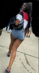 Cheeks hanging out shorts bubble butt