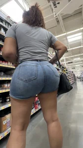 Latina Milf with a Bubble butt with jean shorts - OC