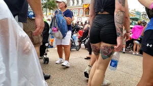 Ruched tight booty shorts