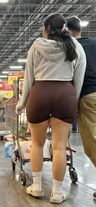 [OC] Latina MILF big booty tight short one-piece VPL
