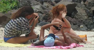 Candid beach and bikini babes