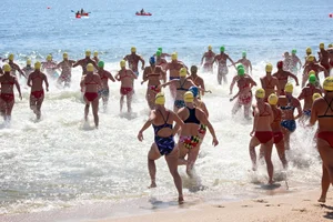 Bunch of sexy lifeguard tournament girls from 2013