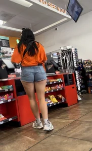Hottie in the gas station