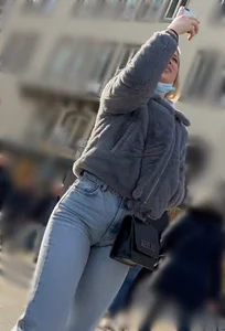 That was a good day - blonde cameltoe with braces