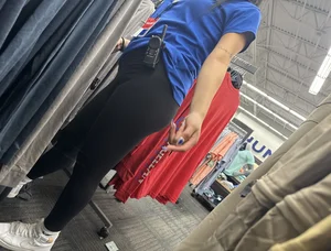 Hot academy worker almost caught me (OC)