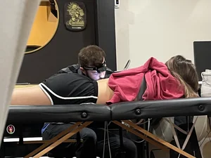 Tattoo shop ass