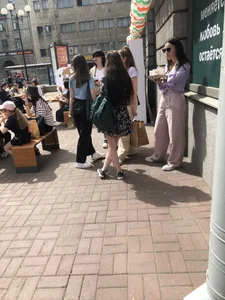 Canidd girl wearing a dress with nice legs