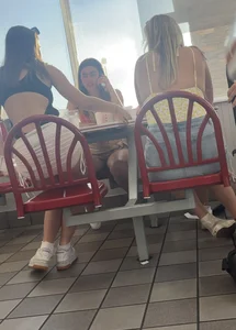 Sorority chicks go to to InNOut half naked