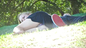 Bunch of sexy girls upskirted at parks showing their panties and asses