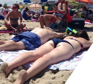 Hot milf beach photos