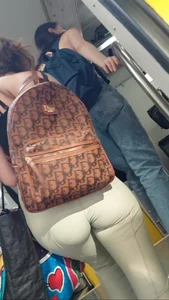 She noticed my Cam?! 2 Ukraine Girls! Latex green tight pants! Super Ass! Looking in Cam!