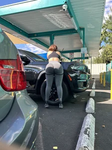 Perfect Latina Ass At Car Wash (OC)