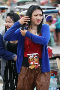 Water Festival girls in Thailand
