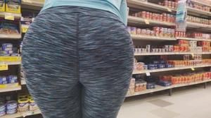 Fit Blonde Cougar Bends Over for me (OC)