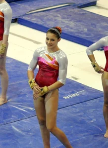 Candid gymnasts