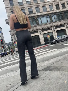 Tall white babe