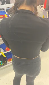 Tiny little Asian cutie with VPL + faceshot