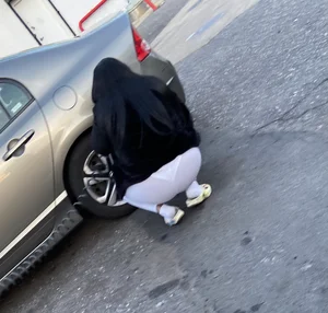 Sexy white thong
