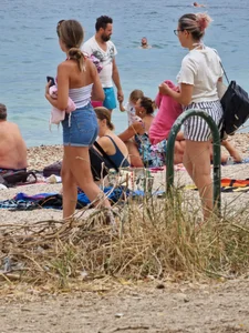 From the beach