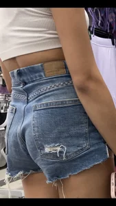Jean shorts legs and booty 0710